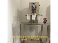 BARDAKTA PAMUK ŞEKERİ KAPATMA MAKİNASI 2250$