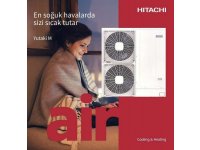 HİTACHİ 5 HP 16.7 KW A+++ MONOBLOK İNVERTER ISI POMPASI