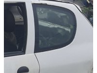 Peugeot 206 çıkma sol arka kelebek camı