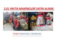 2.EL Pafta Makineleri Satın Alınır.