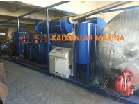 Küçük Ham petrol damiltma makinası yapımı kalkanlar makina