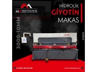 3000 x 10mm  Hidrolik Giyotin Makas - guillotine shear ( SIFIR )