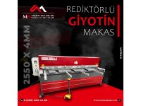 2550 x 4mm Rediktörlü Giyotin Makas - Guillotine Machines