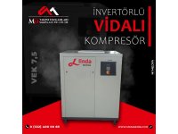 VEK 7,5 İnvertörlü Vidalı Kompresör