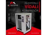 VEK 10 İnvertörlü Vidalı Kompresör