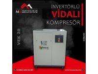 VEK 20 İnvertörlü Vidalı Kompresör