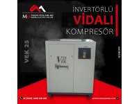 VEK 25 İnvertörlü Vidalı Kompresör