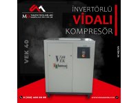 VEK 40 İnvertörlü Vidalı Kompresör