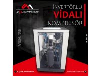 VEK 75 İnvertörlü Vidalı Kompresör