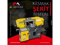 KMY DG 280 Yarı Otomatik Açılı Kesmak Şerit Testere