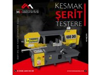 KMY DG 450 Yarı Otomatik Açılı Kesmak Şerit Testere