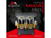 Hürsan 150 x 150 Ton 500 x 500mm Tabla İki tabla Arası 500mm Strok 400mm Kauçuk