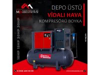 DEPO ÜSTÜ VİDALI HAVA KOMPRESÖRÜ ( BOYKA)