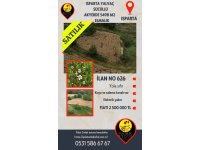 ISPARTA YALVAÇ SÜCÜLLÜ AKYER MEVKİİNDE SATILIK 5498 M2 ELMALIK