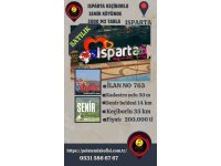 ISPARTA KEÇİBORLU SENİRDE SATILIK 5000  M2 TARLA