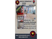 ANTALYA YÜZÜNCÜYIL CADDE ÜSTÜNDE DEVREN SATILIK MARKET