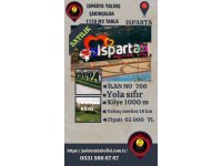ISPARTA YALVAÇ ÇAKIRÇAL KÖYÜNDE SATILIK 1170 M2 TARLA