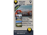 ISPARTA ATABEY İSLAMKÖYDE SATILIK 5875 M2 TARLA