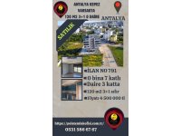ANTALYA KEPEZ VARSAKTA SATILIK 120 M2 3+1 SIFIR DAİRE